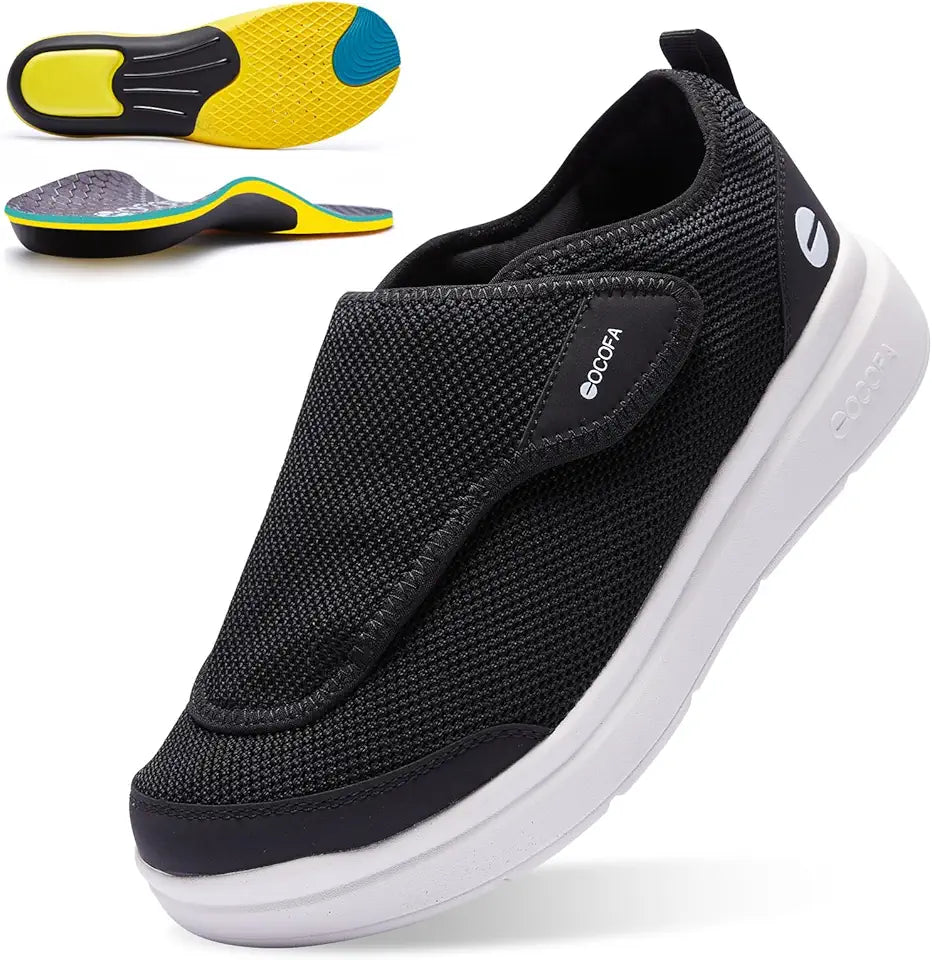 Extra Wide Slip On Diabetic Shoes with Arch Support J972738