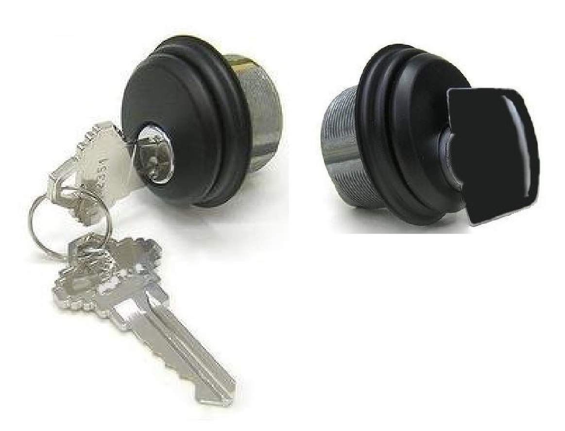 Dark Brown Mortise Lock Cylinder & Thumbturn, Pack of 2 O41198