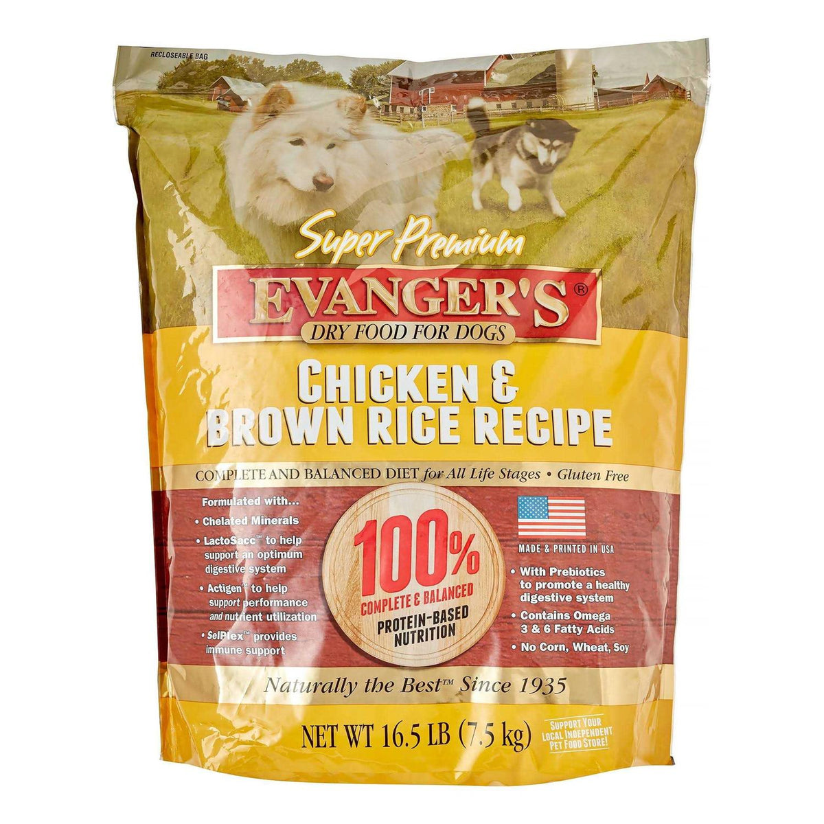 Chicken with Brown Rice Dry Dog Food U188125