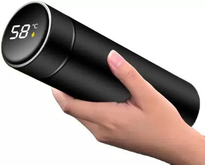 Black Steel 500 ml Water Bottle G388