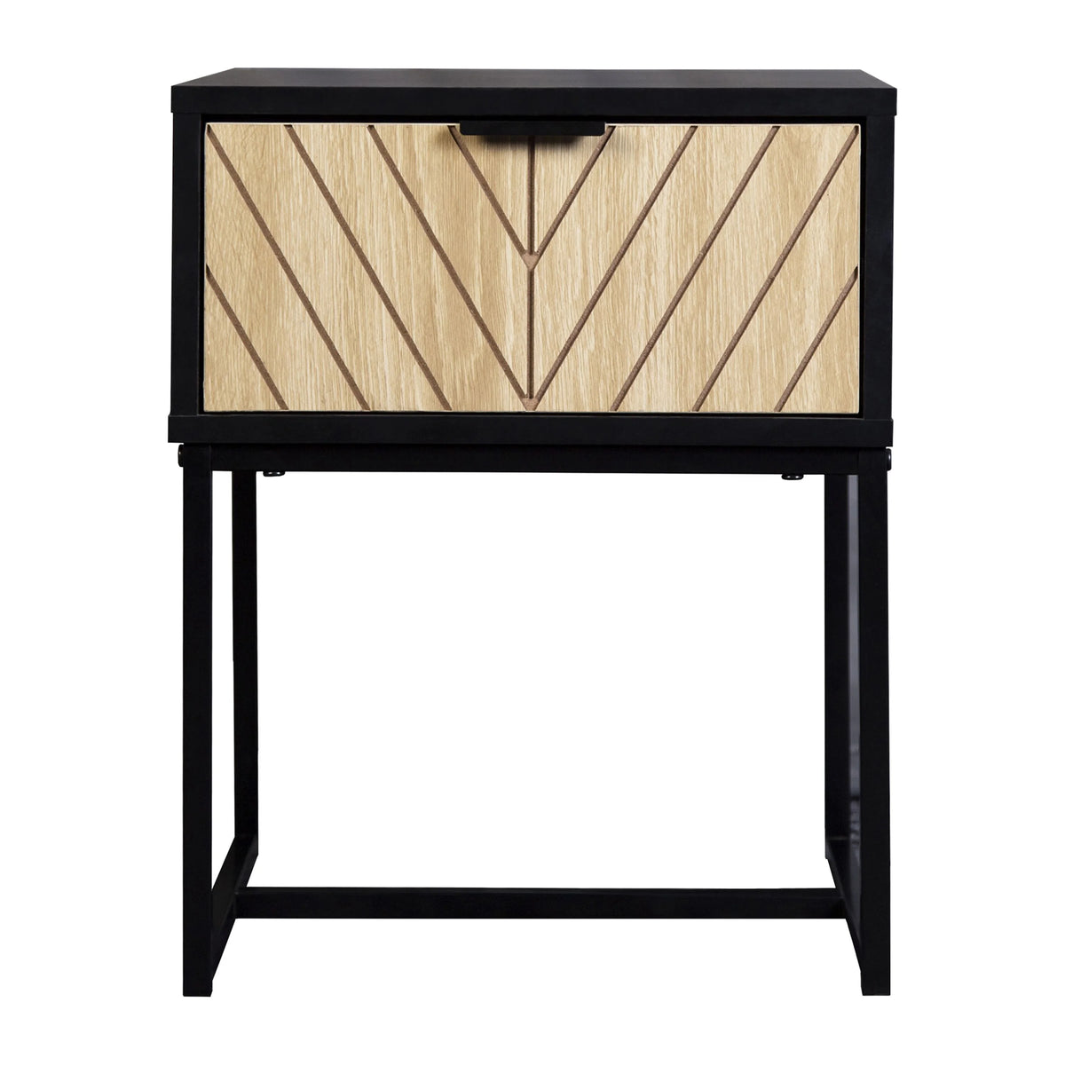 Coastal Modern Console Table with Wood Drawer J939