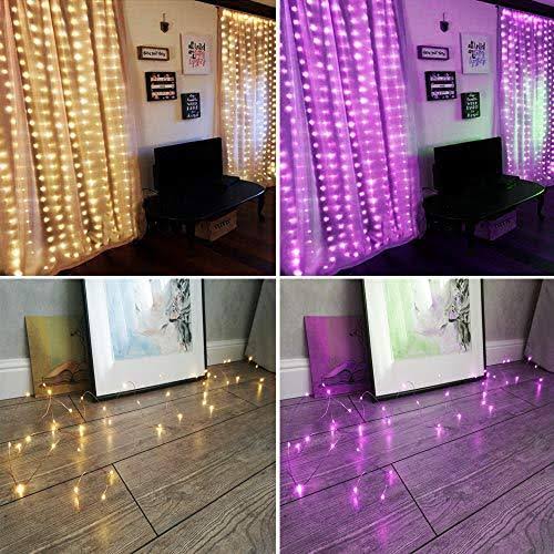 105ft 300 LEDs Color Changing LED String Lights with Remote N7774