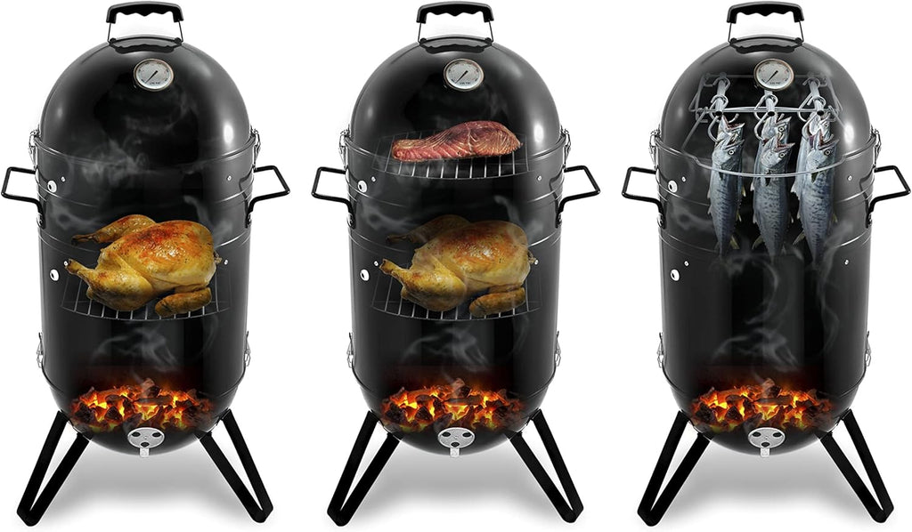 Vertical Smoker Grill Combo X346