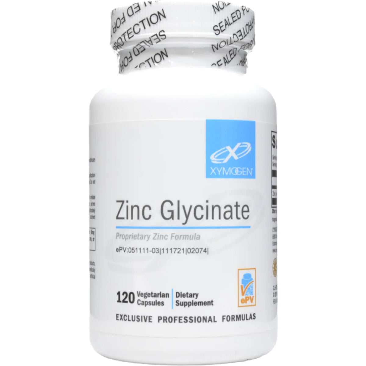 Zinc Glycinate 120 Capsules W73357