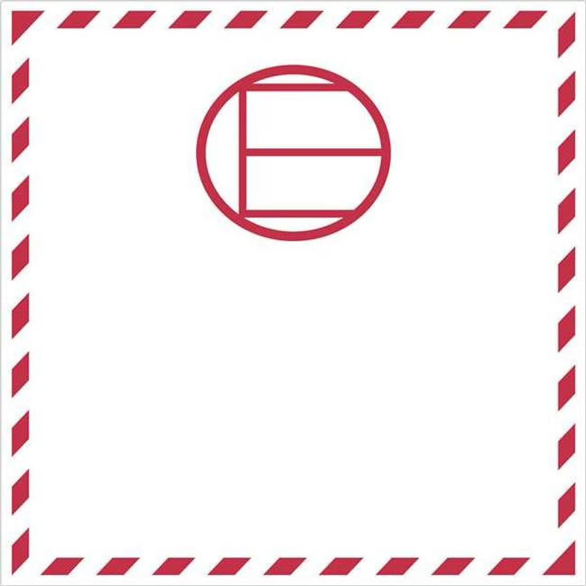 Red White & Black Air Labels Excepted Quantities Labels, Roll of 500 V996