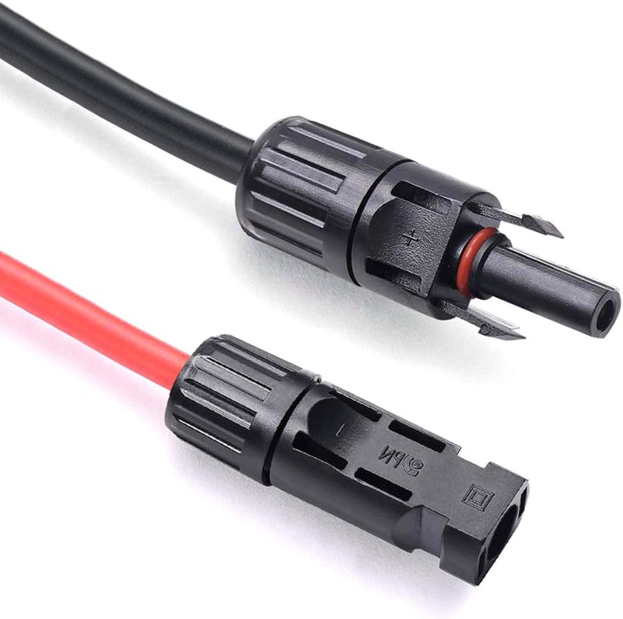 10 AWG 40 Feet Solar Extension Cable with Female and Male Connector E43222