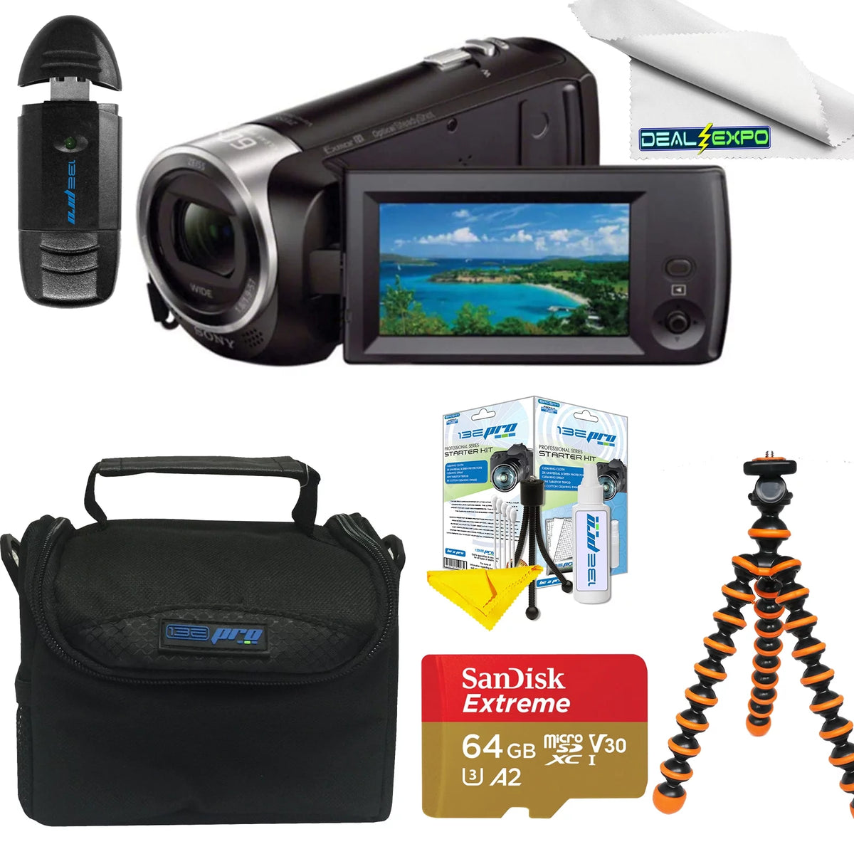 1080p Full HD Handycam Camcorder Bundle K438266