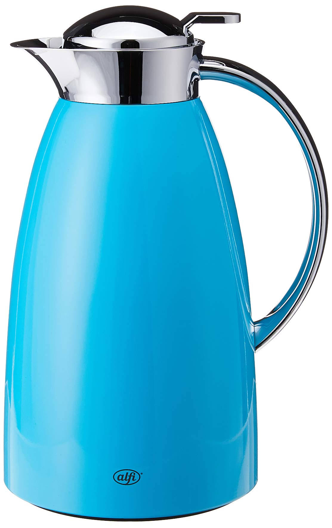 1.06-Quart Glass Vacuum Carafe (Lacquered Metal Aquamarine) D368270