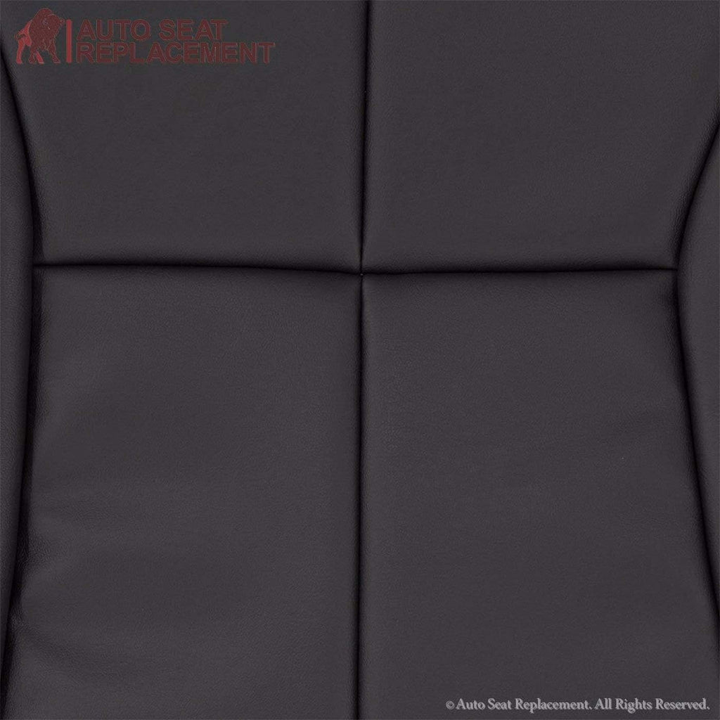 Agate Dark Gray Synthetic Leather Front Seat Cover E827