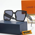 Square Rhinestone Polarized Sunglasses L462644