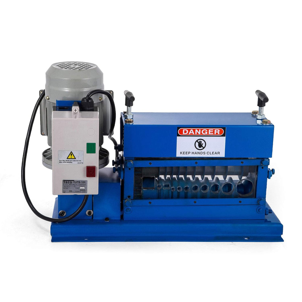 Cable Wire Stripping Machine 0.06 inch -1.5 inch, Portable Powered Wire Stripper Machine 11 Channels 10 Blades, Automatic Wire Stripping Tool 75ft/minute Q232