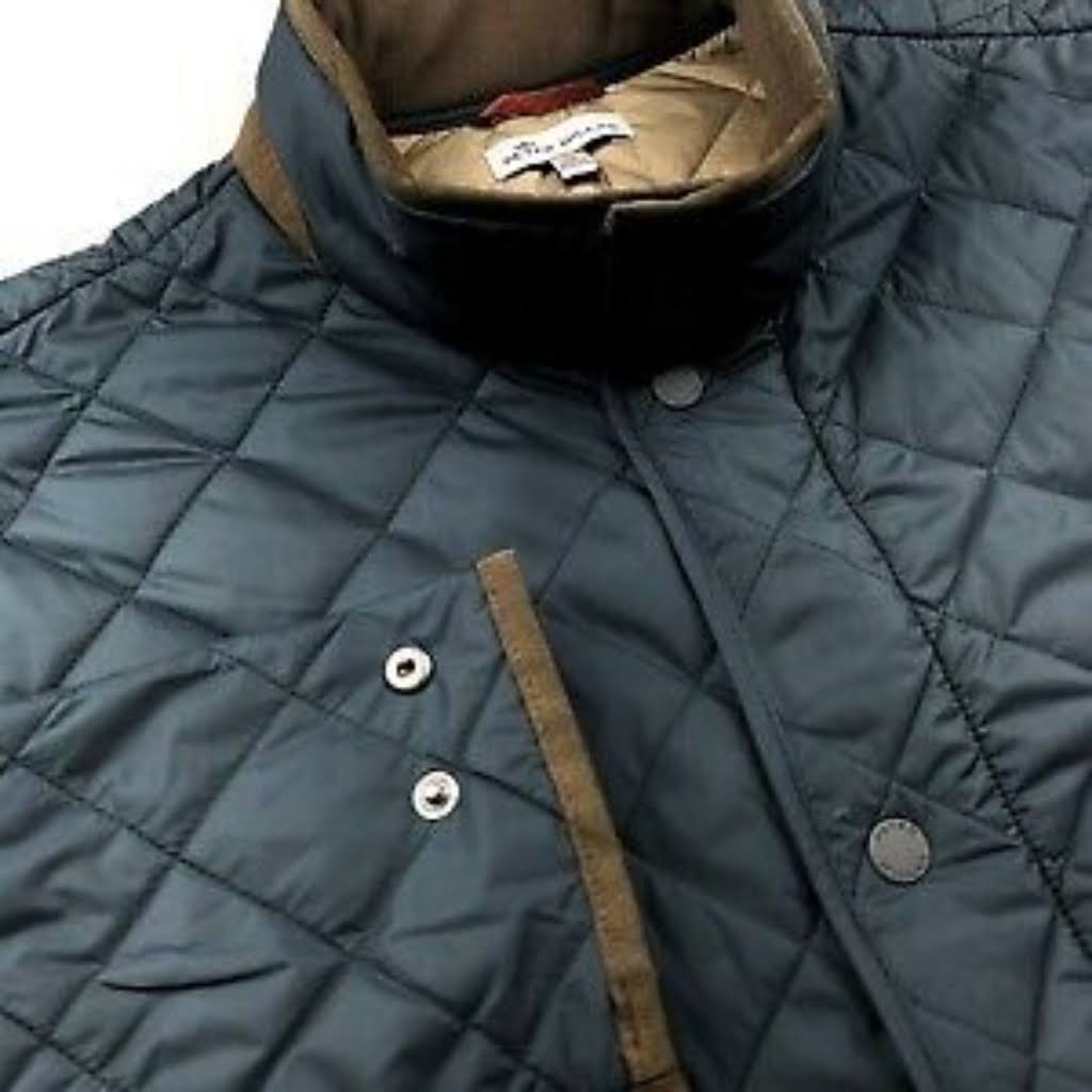 Black Quilted Travel Coat F473722