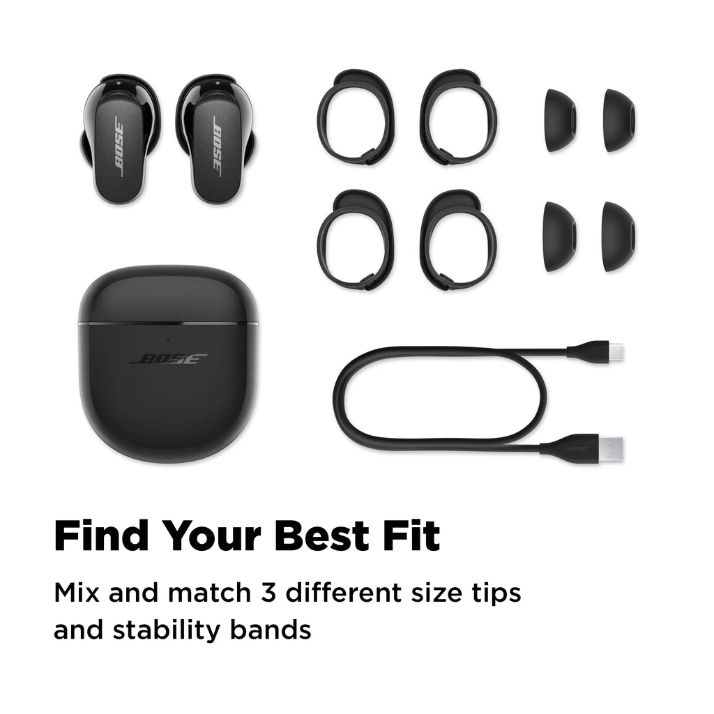 Black Noise Cancelling True Wireless Bluetooth Earbuds Z143225