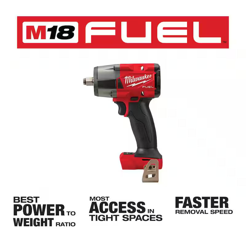 18-Volt Lithium-Ion Brushless Cordless SDS-Plus Rotary Hammer Kit with Impact Wrench N809