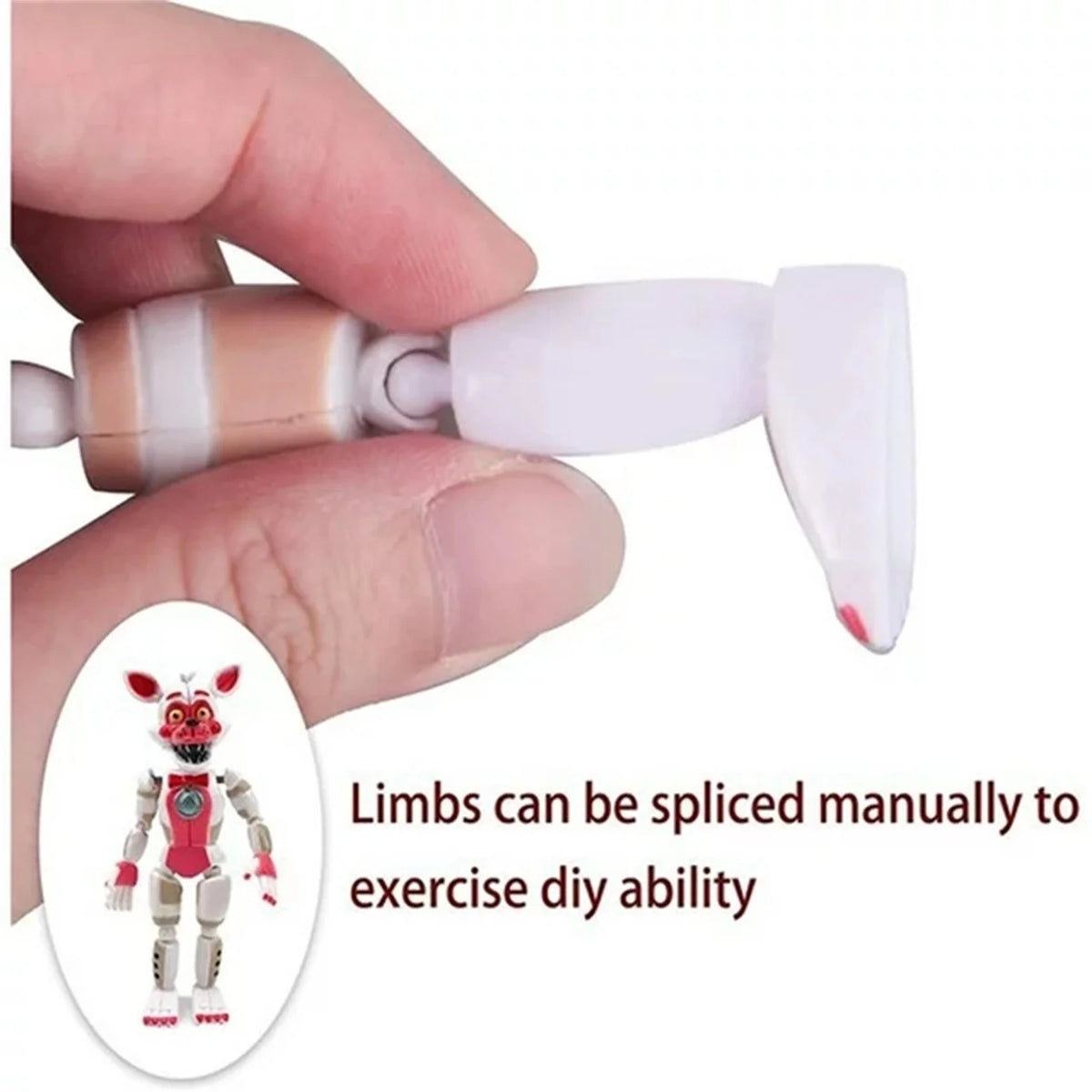 5Pcs Movable Action Figures W828