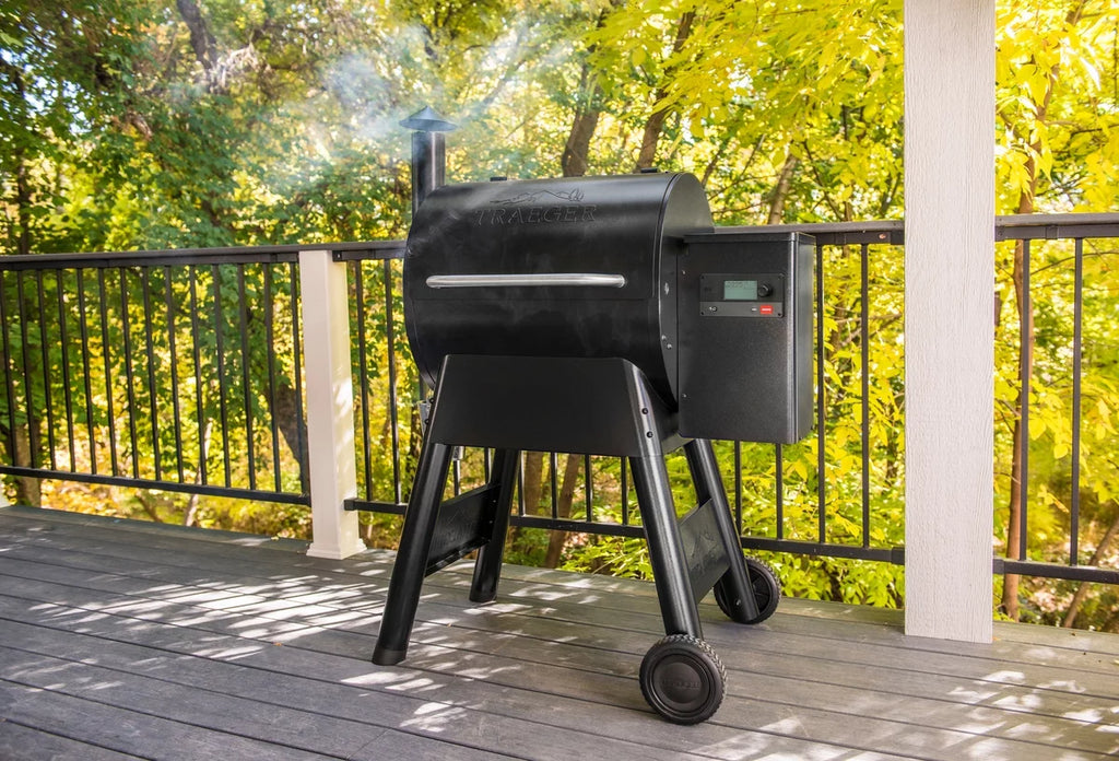 Black Wood Pellet Grill J54233
