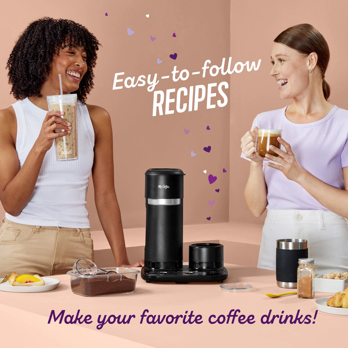 Black Single-Serve Coffee Maker W4502