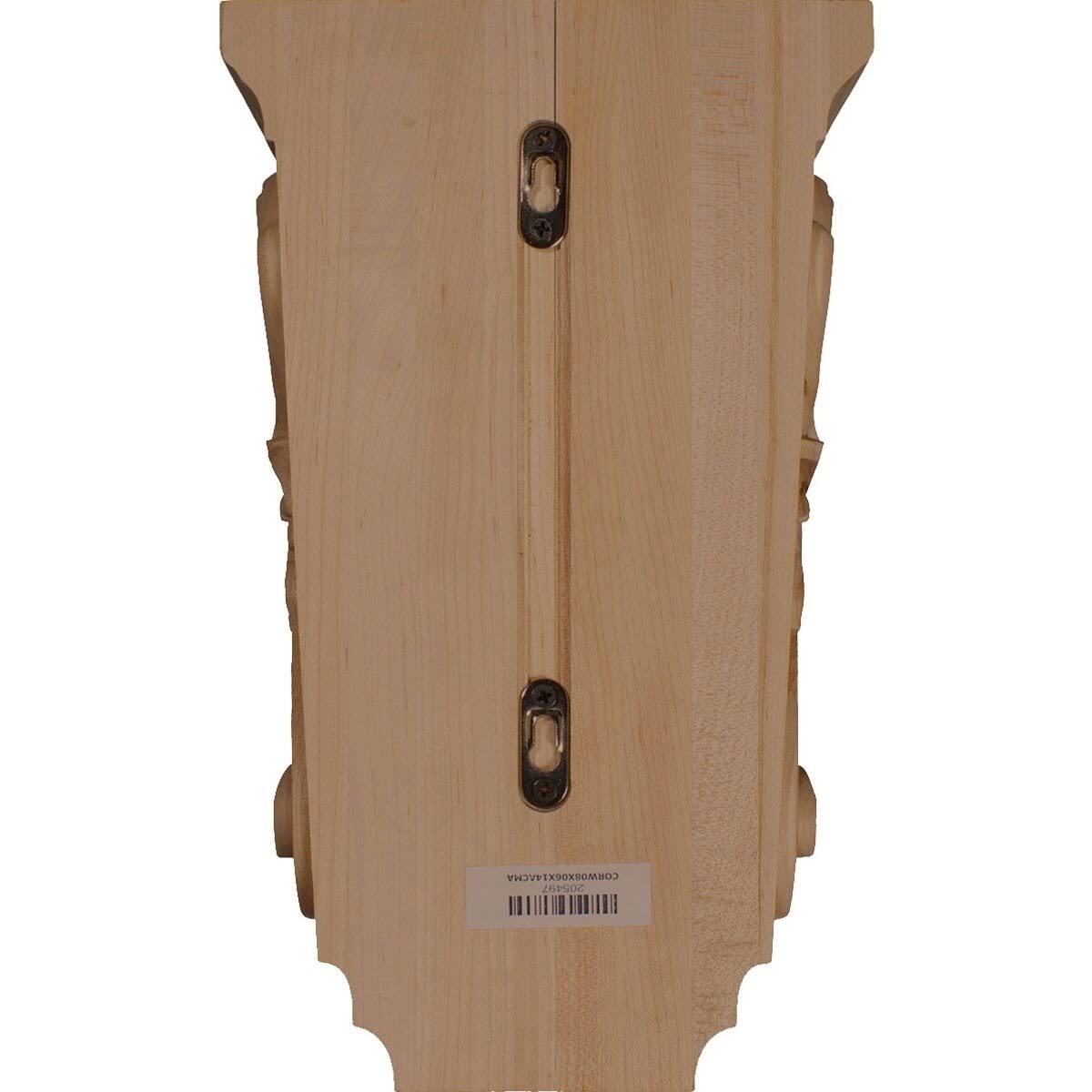 Large Wide Acanthus Wood Corbel H9352