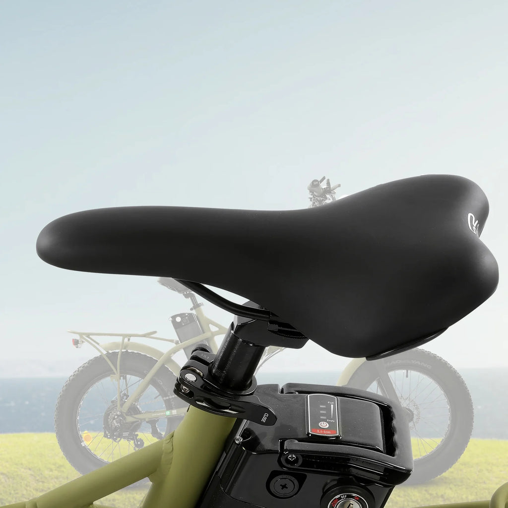 20" 48 V 500 W Folding Electric Fat Tire Bicycle Black N808
