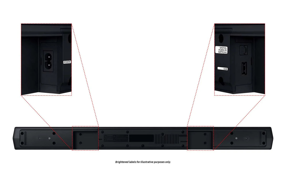 Soundbar & Rear Speakers with Subwoofer B546