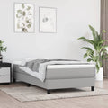 Gray Twin XL Fabric Pocket Spring Bed Q867