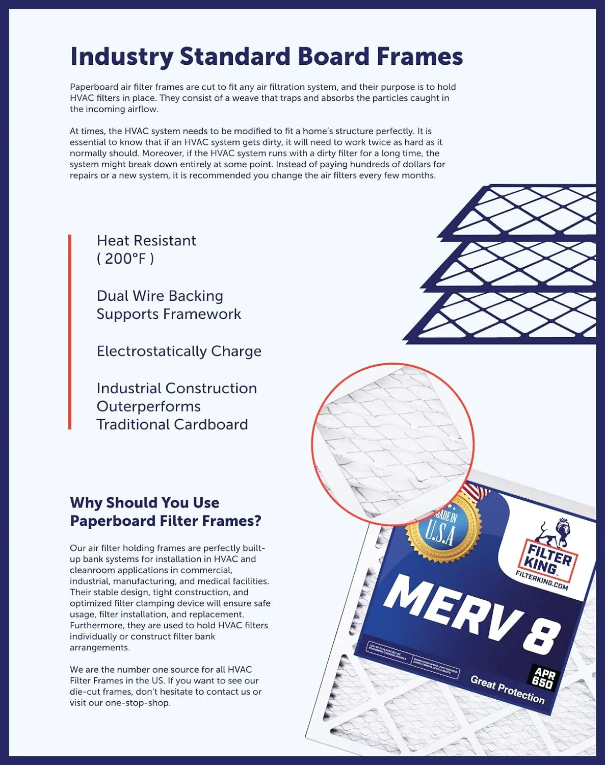 9x66x1 MERV 8 Pleated HVAC Air Filter 4-Pack H5862