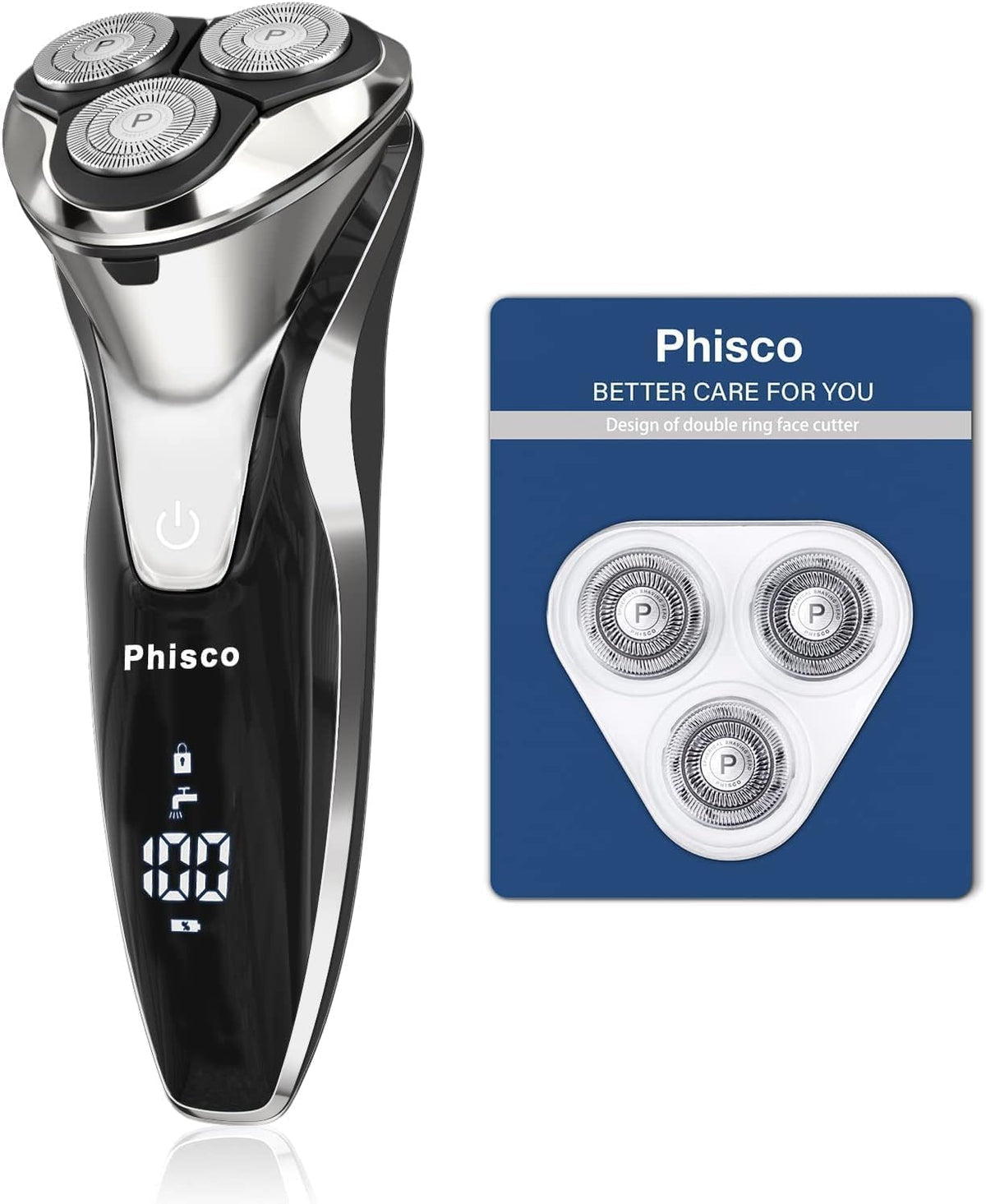 Waterproof Rotary Electric Shaver H6696