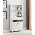 White Oak Cabinet with Drawer and 2 Shelves H4110