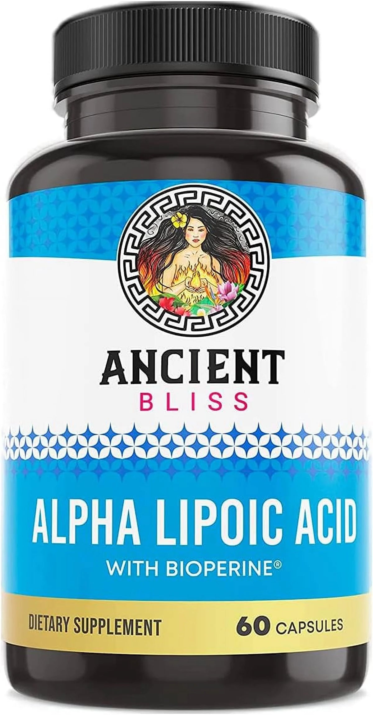 Alpha Lipoic Acid Supplement 600mg 60 Vegan Capsules B465108