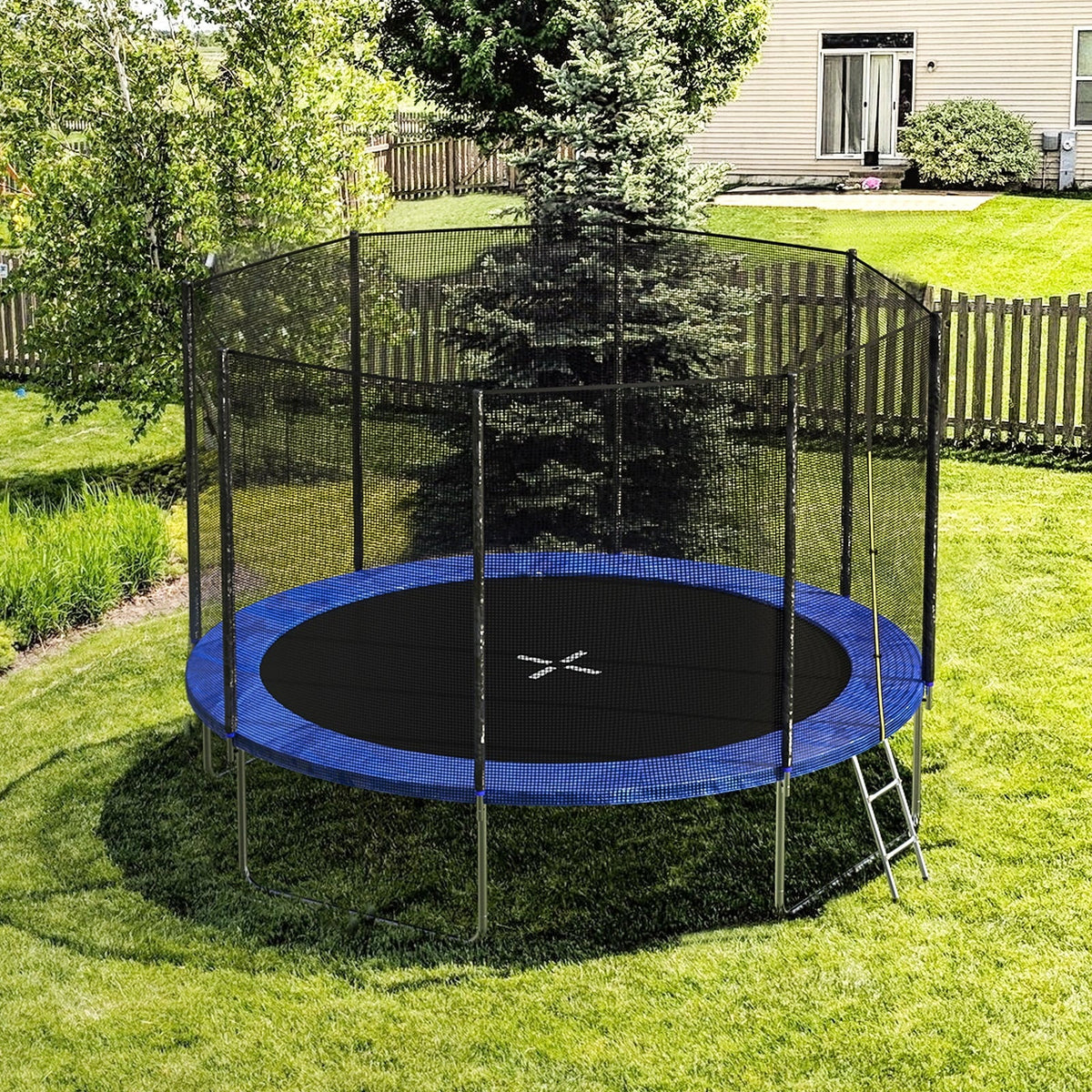 10FT Trampoline with Safety Enclosure Net M9273