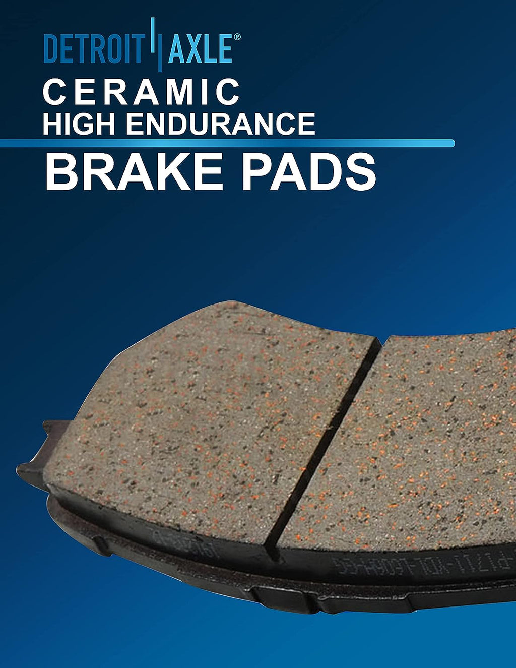 Front & Rear Drilled & Slotted Rotors with Ceramic Pads Brake Kit S899