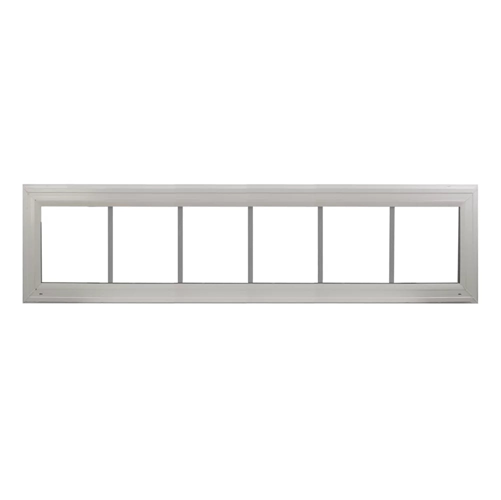 72" x 12" Double Pane Transom Window with Grids Z9587