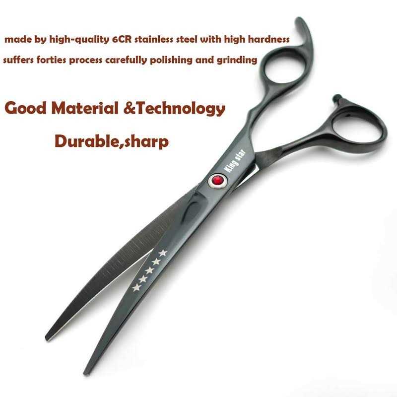 7.0in Titanium 4pcs Dog Grooming Scissors Set H4141
