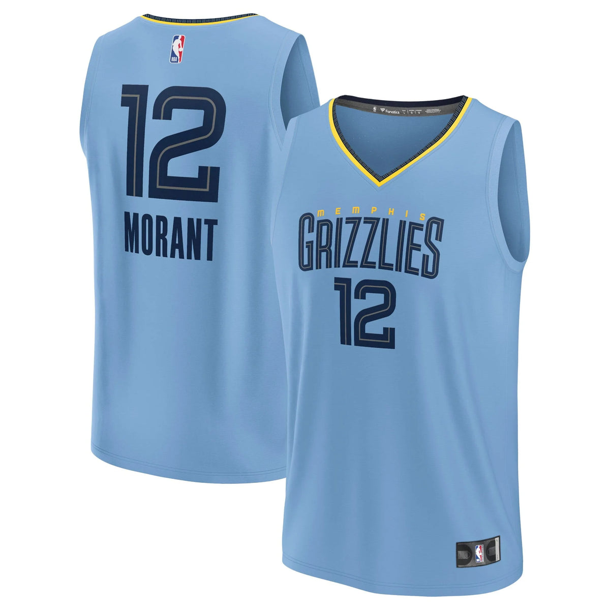 Light Blue Memphis Grizzlies Jersey D2579