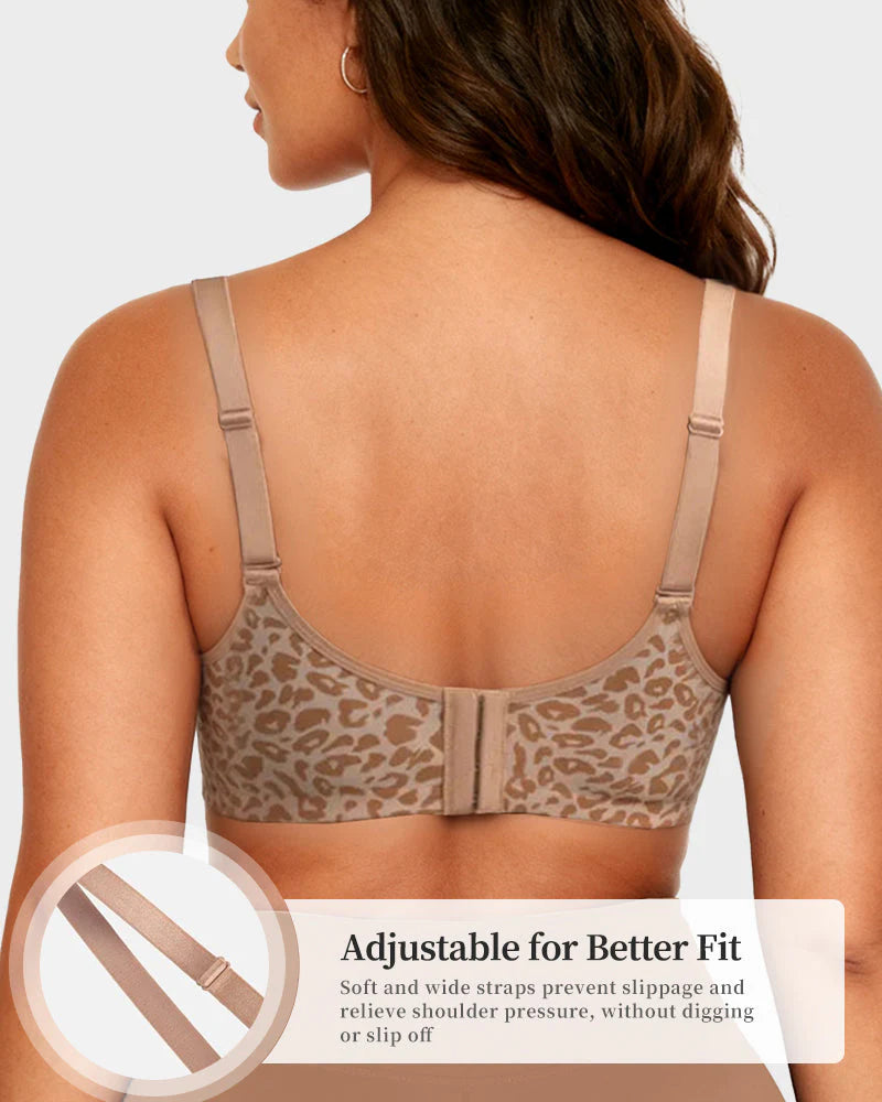 Sheer Zebra Mesh Underwire Bra E229995
