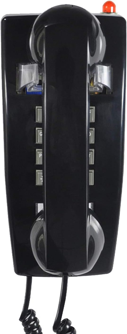 Red Analog Corded Wall Mounted Phone Pack of 2 O506