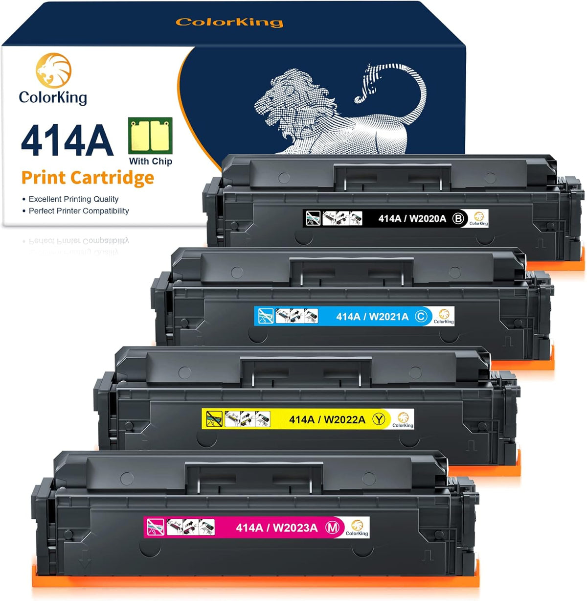 Compatible Toner Cartridge Replacement 4-Pack V17720