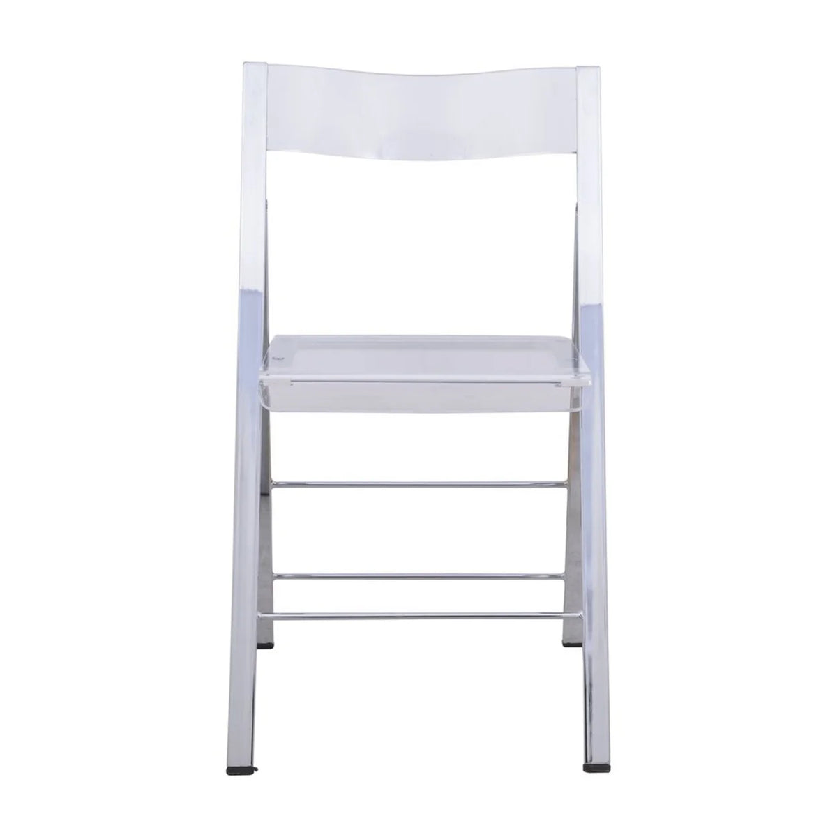 Clear Acrylic Folding Chair Set of 4 S66827