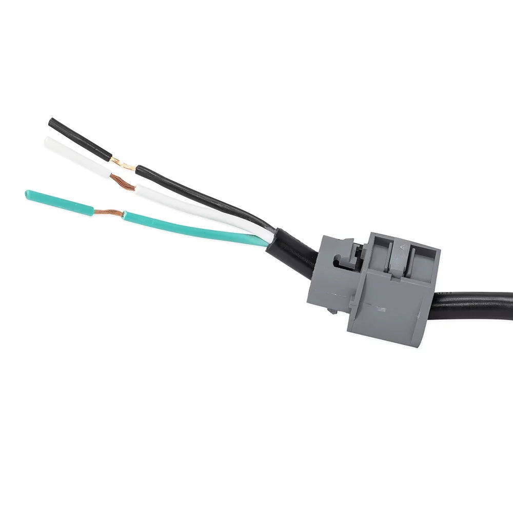 Universal 3-Prong 13 Amp Dishwasher Power Cord Kit, 5.3 Ft, Black R7340