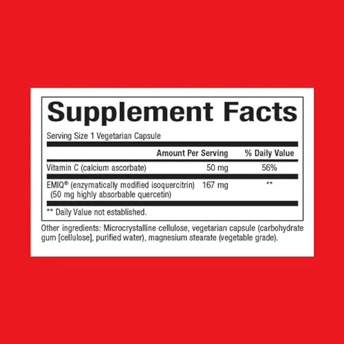 Quercetin 50 mg with Vitamin C Z6879