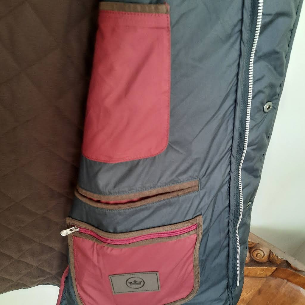 Black Quilted Travel Coat F473722