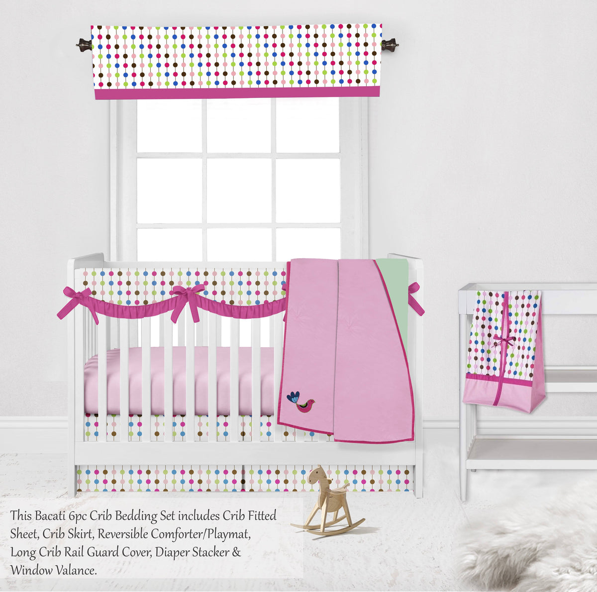 10 PC Crib Bedding Set Q823