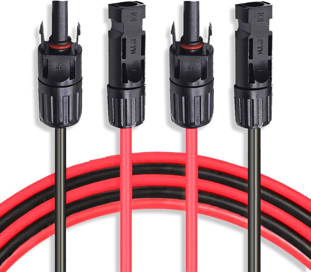 10 AWG 40 Feet Solar Extension Cable with Female and Male Connector E43222