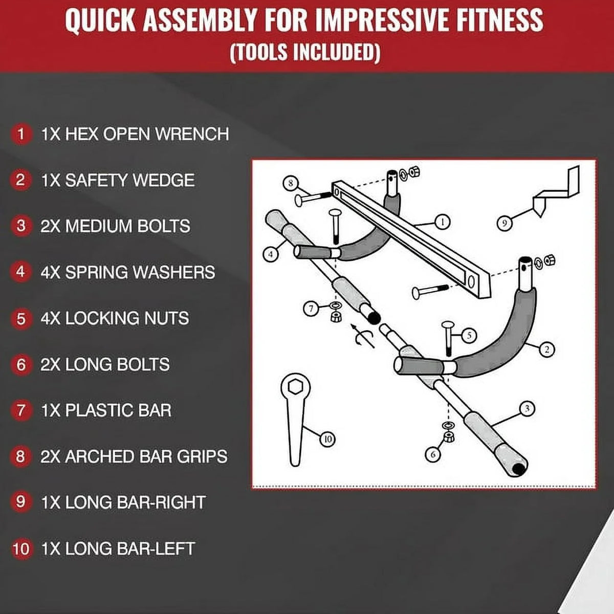 Portable Pull up Bar T2750