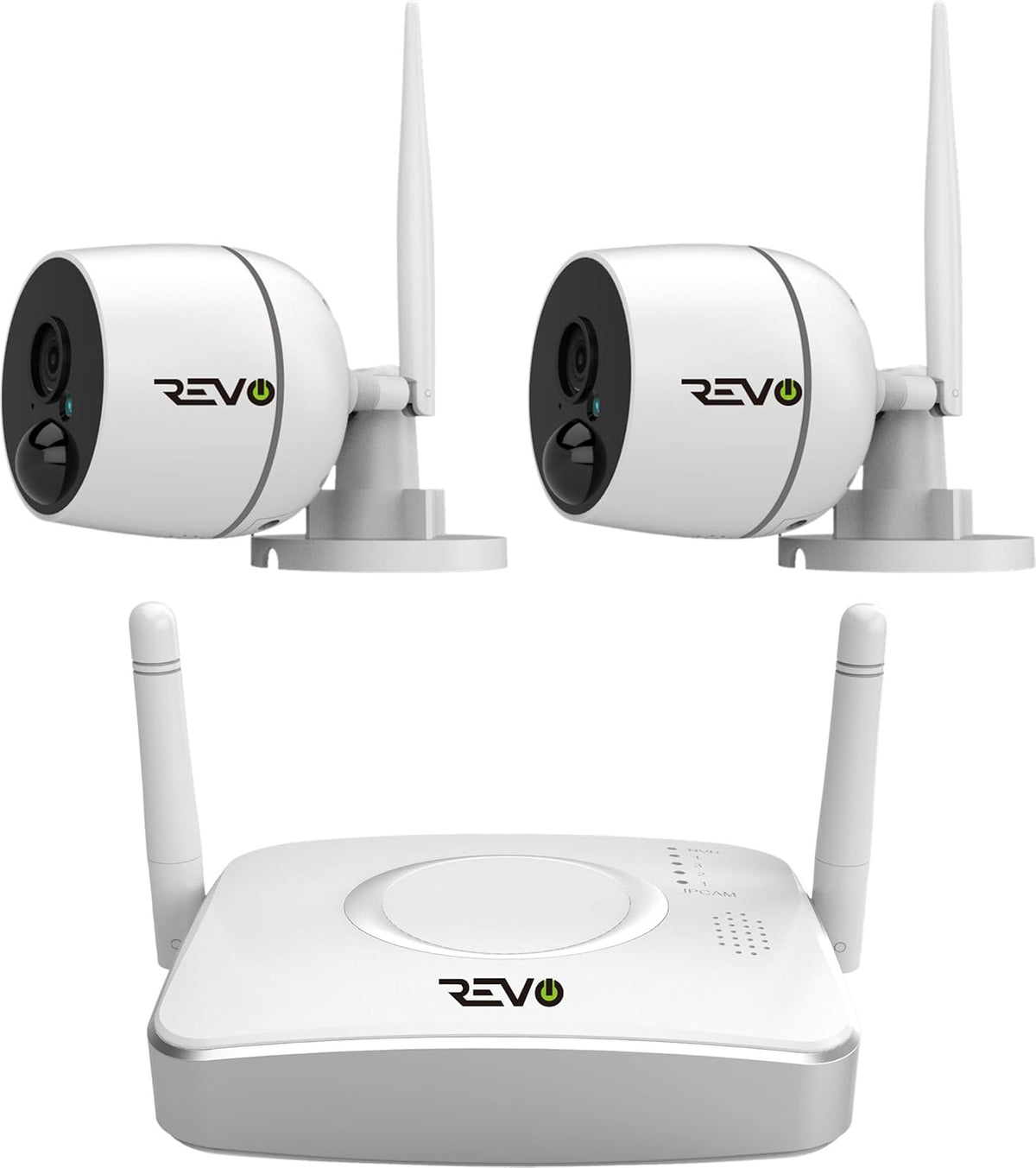 4 Ch. Wireless Security System with 2 Bullet Cameras and 32GB Micro SD Card B557
