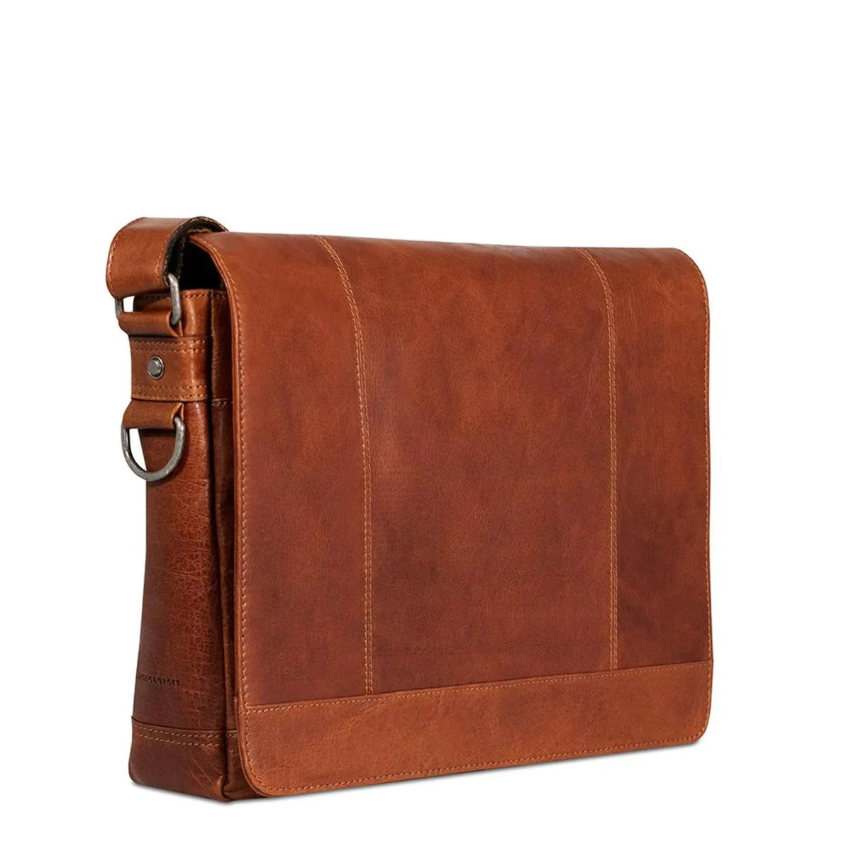 Honey Hand-Stained Buffalo Leather Messenger Bag X531542