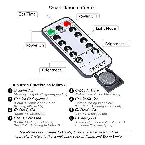 105ft 300 LEDs Color Changing LED String Lights with Remote N7774