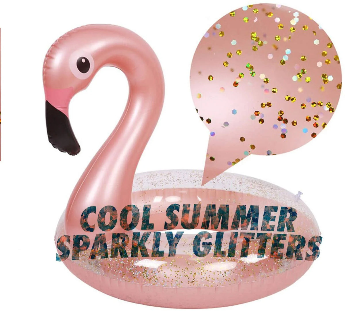 Lilac Inflatable Flamingo Pool Swimming Toy, 48 Inch C168