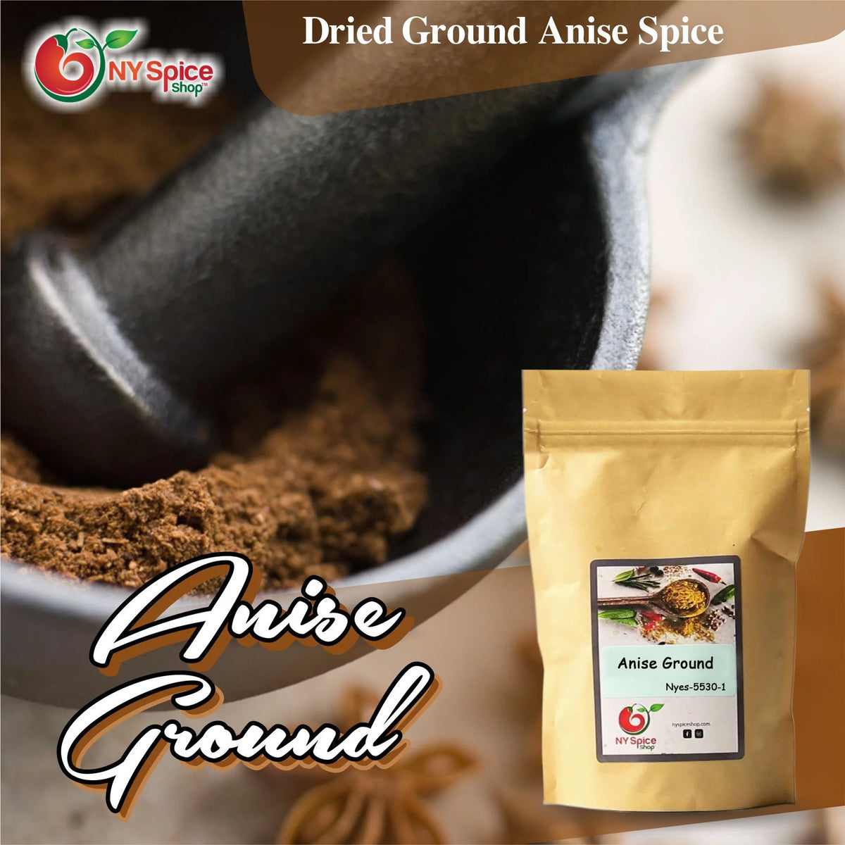 Ground Anise Powder 3 lbs O364