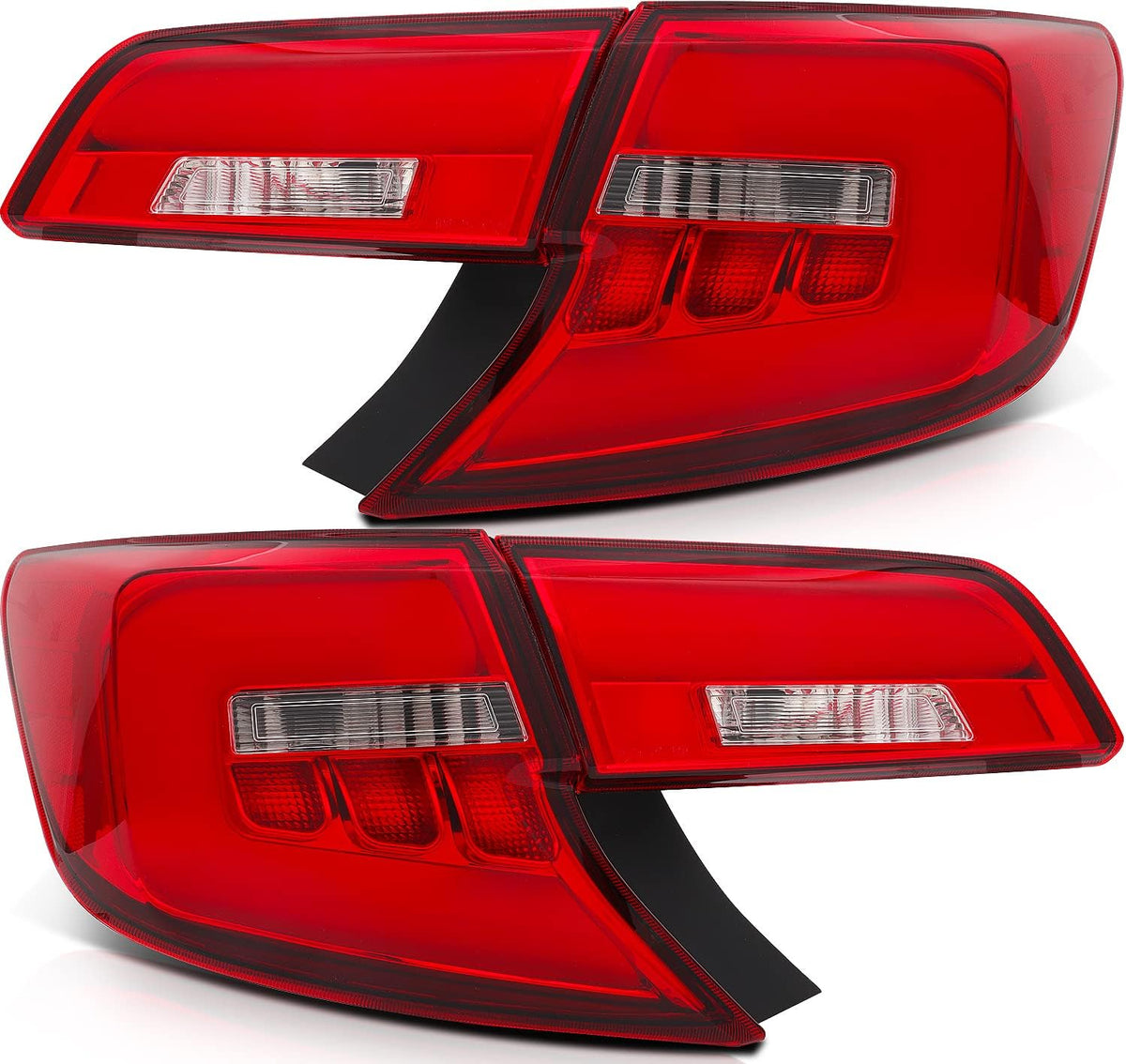 Tail Light Assembly Black Housing Red Lens O748930